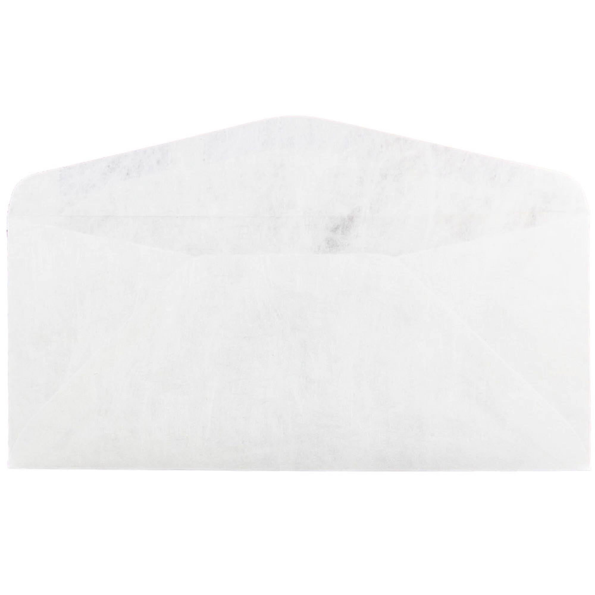 JAM Paper 4.5" x 10.375" White Tyvek Envelopes, 25ct.